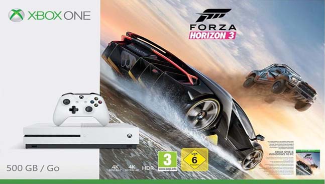 Xbox One S 500GB + Forza Horizon3