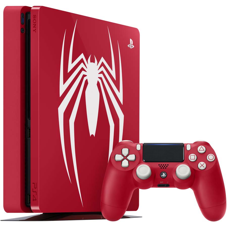 Marvel's SpiderMan Limited Edition Red PS4 Slim 1TB